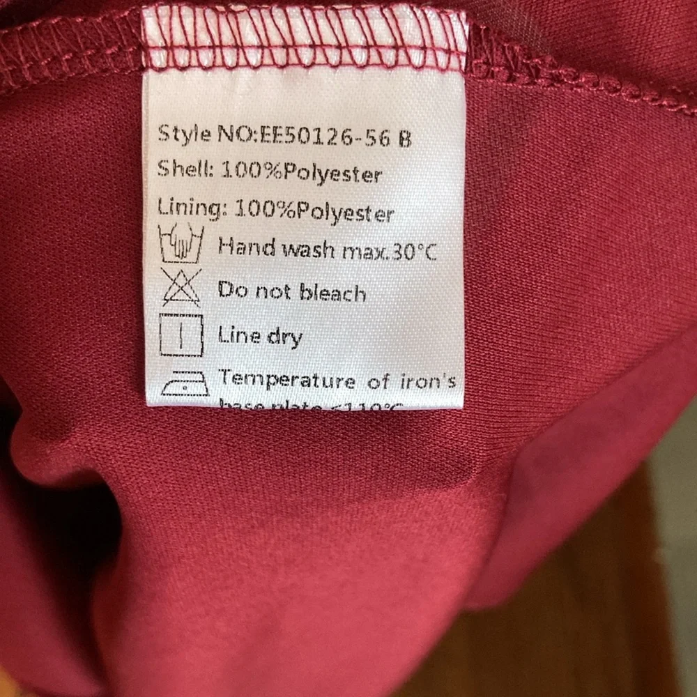 Ever Pretty maroon red bridesmaid dress - Picture 13 of 13